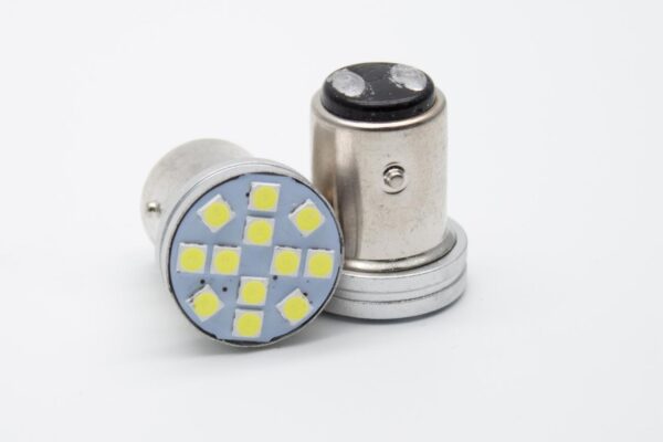Лампа светодиодная Blick 1157(P21/5W)-3030-12W Белый 12V 