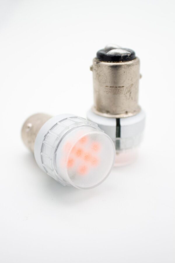 Лампа светодиодная Blick 1157(P21/5W)-2835-8SMD Красный 12V 2шт