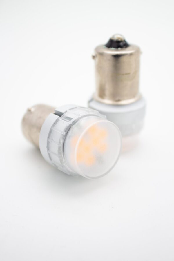 Лампа светодиодная Blick 1156(P21W)-2835-8SMD Желтый 12V 2шт