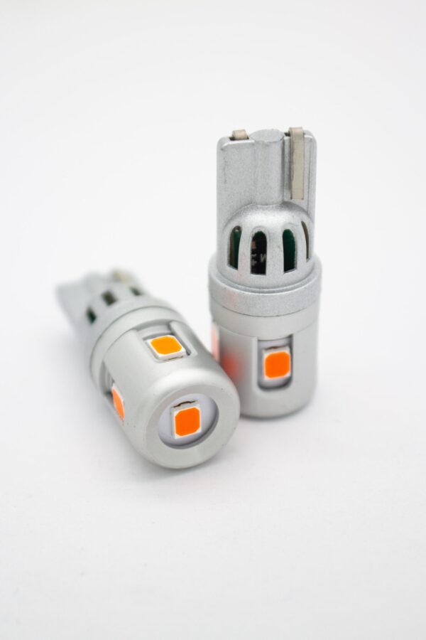 Лампа светодиодная Blick T10(W5W)-2835-5SMD Красный 12V 2шт