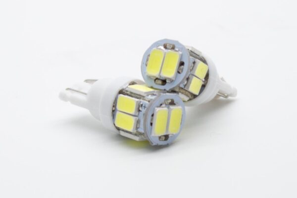 Лампа светодиодная Blick T10(W5W)-5630-10SMD Белый 12V 