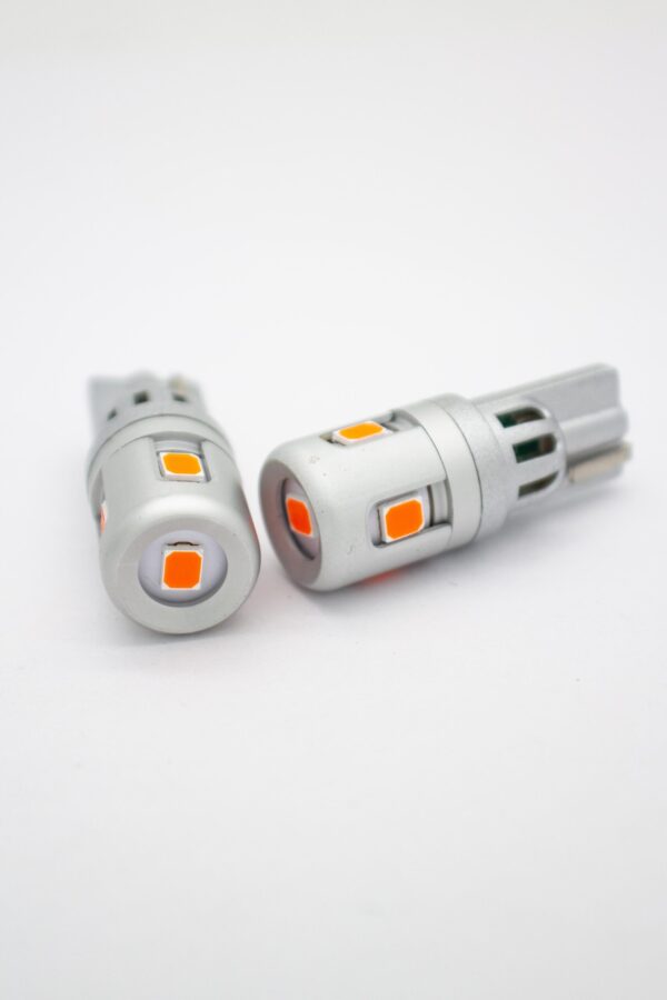 Лампа светодиодная Blick T10(W5W)-2835-5SMD Красный 12V 2шт