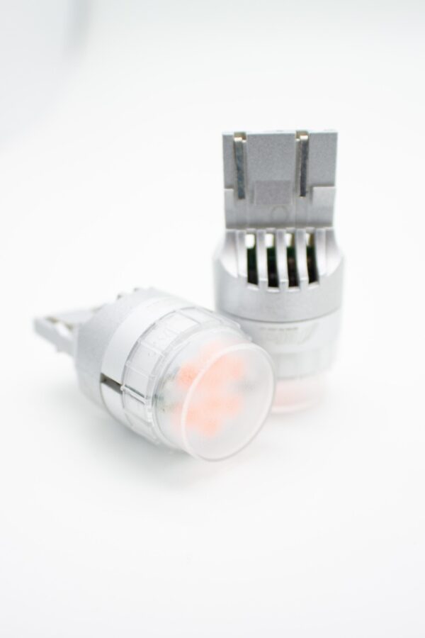 Лампа светодиодная Blick 7443(W21/5W)-2835-8SMD Красный 12V 2шт
