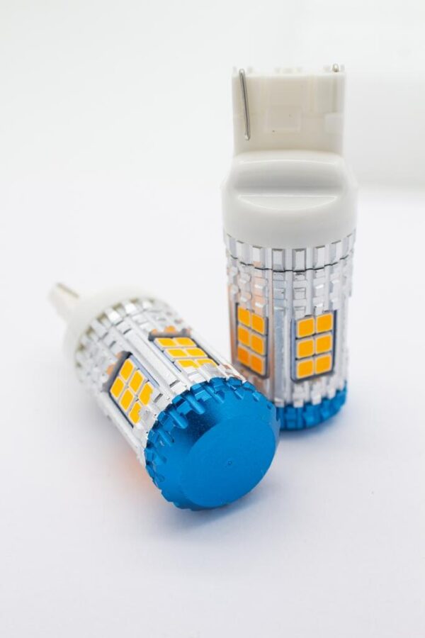Лампа светодиодная Blick 7440(W21W)-3030-30SMD CANBUS Желтый 12V 2шт