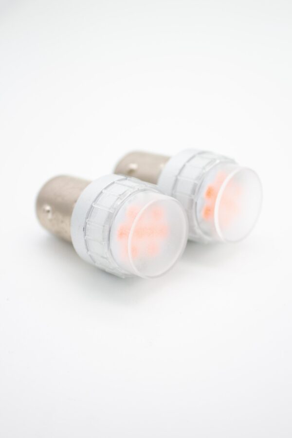 Лампа светодиодная Blick 1157(P21/5W)-2835-8SMD Красный 12V 2шт