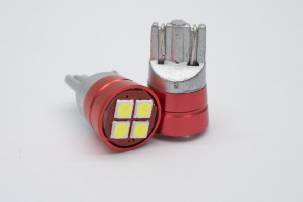 Лампа светодиодная Blick T10(W5W)-3030-4SMD Белый 24V 