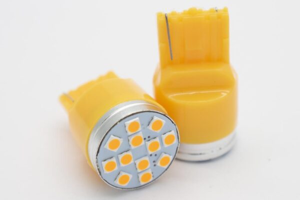 Лампа светодиодная Blick 7440(W21W)-3030-12W Желтый 12V 