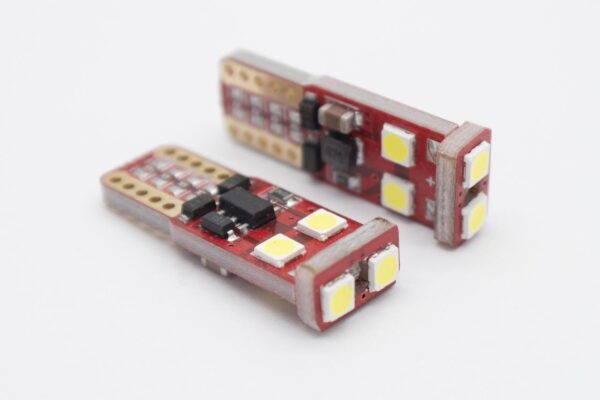 Лампа светодиодная Blick T10(W5W)-3030-6W TX Белый 12V 2шт