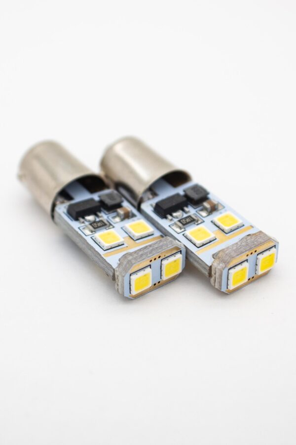 Лампа светодиодная Blick BA9S(T4W)-3030-6W Белый 12/24V 2шт