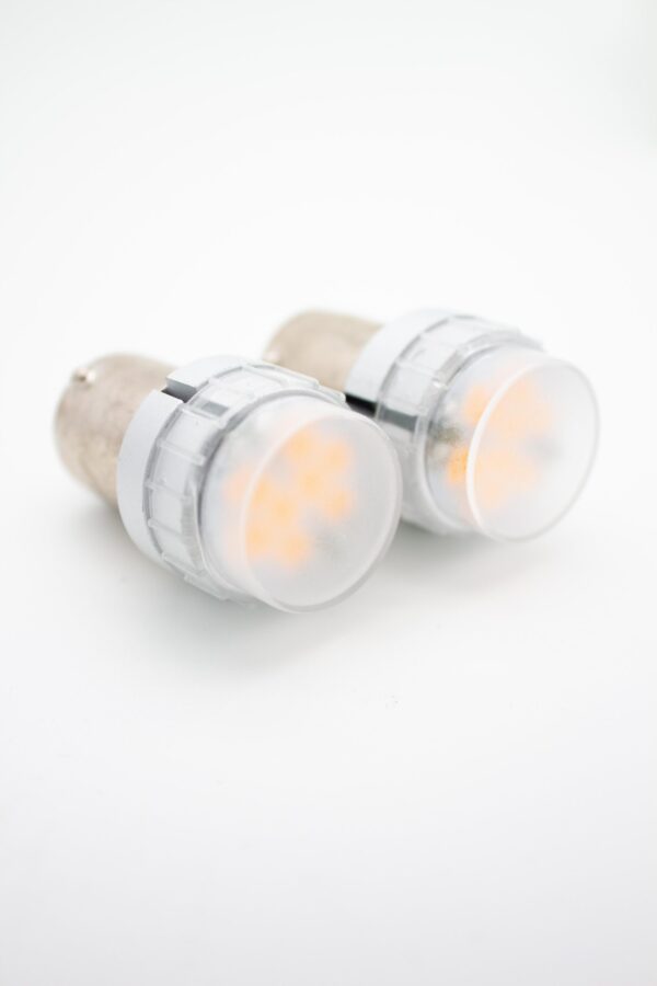 Лампа светодиодная Blick 1156(P21W)-2835-8SMD Желтый 12V 2шт