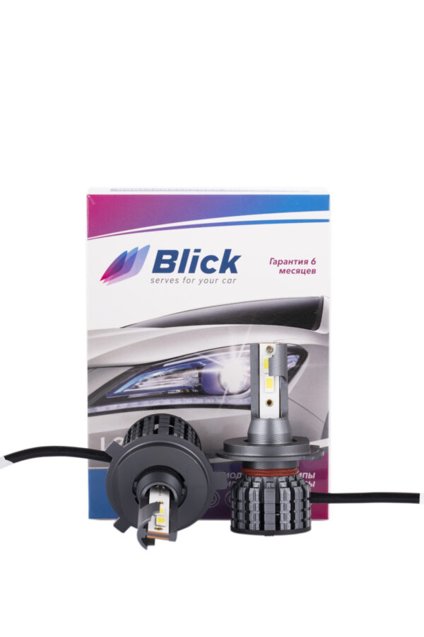 Лампа светодиодная Blick H4-S6 6000K 12V 2шт