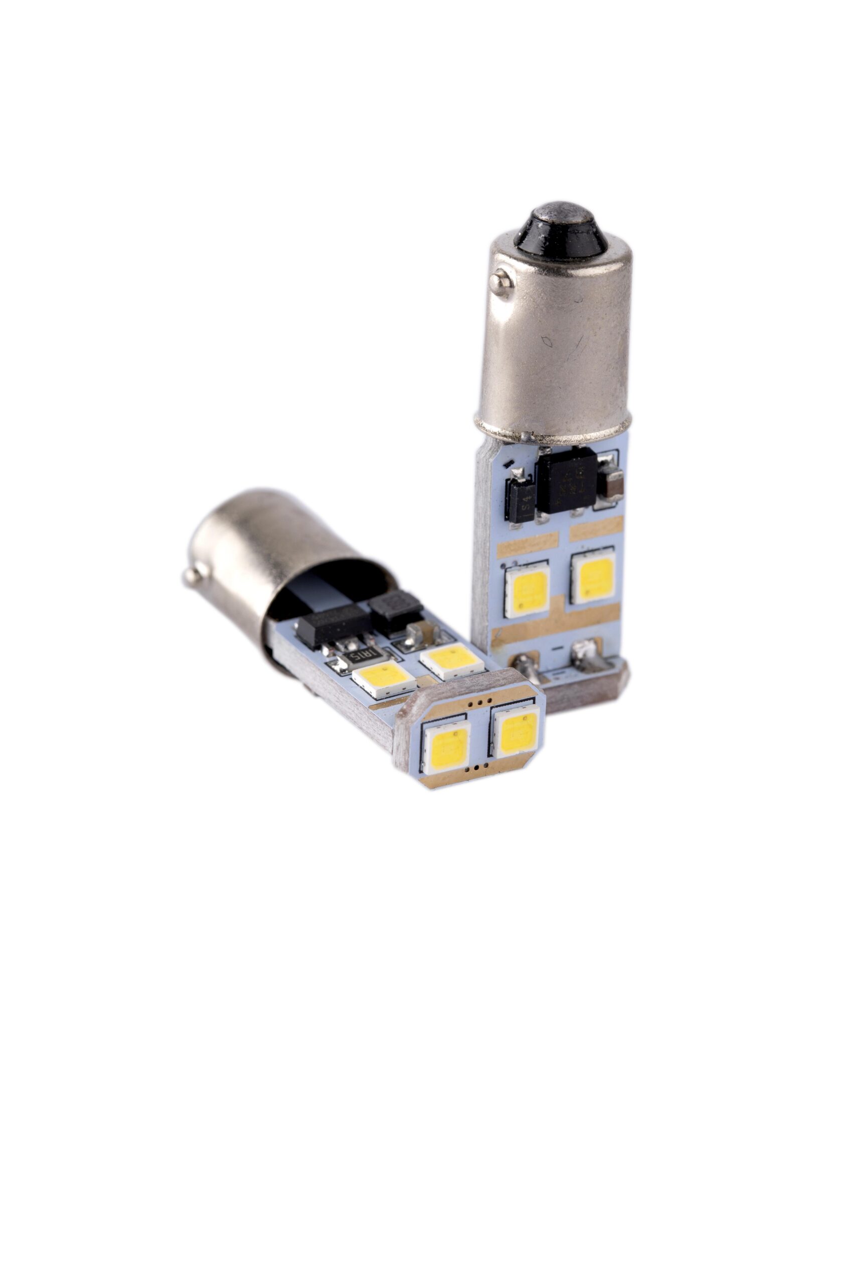 Лампа светодиодная Blick BA9S(T4W)-3030-6W Белый 12/24V 2шт