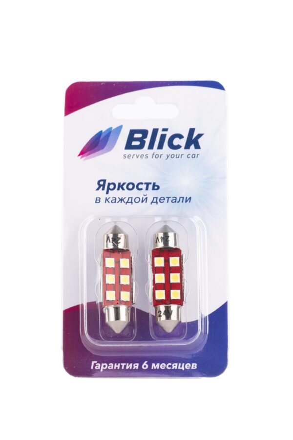 Лампа светодиодная Blick C5W-SJ-3030-36mm Белый 24V 2шт