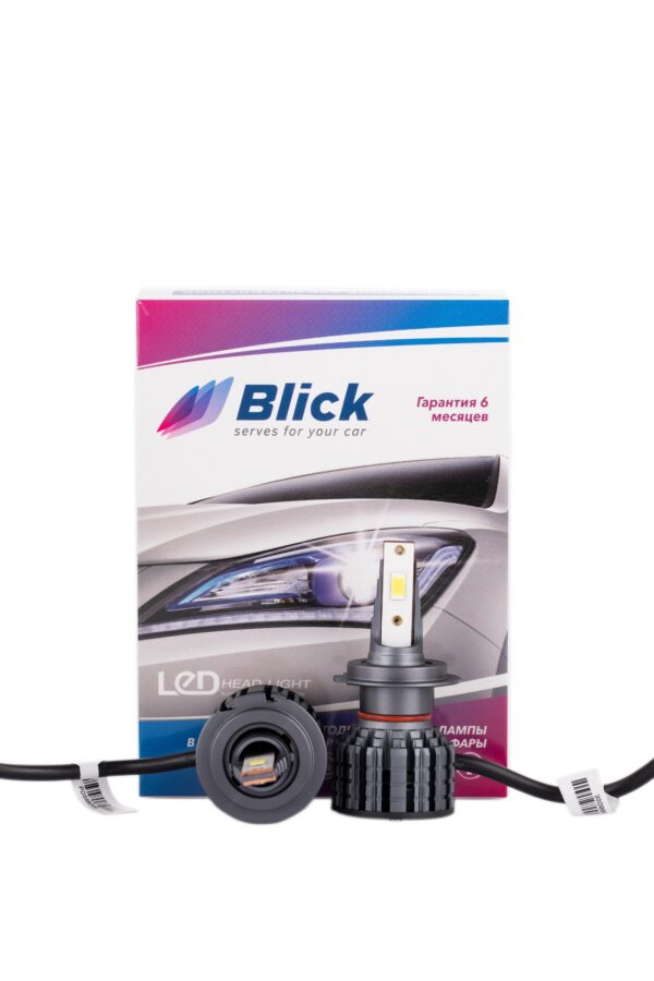 Лампа светодиодная Blick H7-S6 6000K 12V 2шт