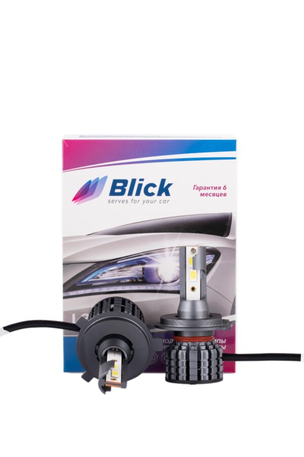 Лампа светодиодная Blick H4-S6 6000K 12V 2шт