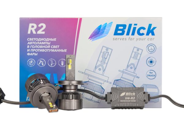 Лампа светодиодная Blick H4-R2 6000K 24V 2шт