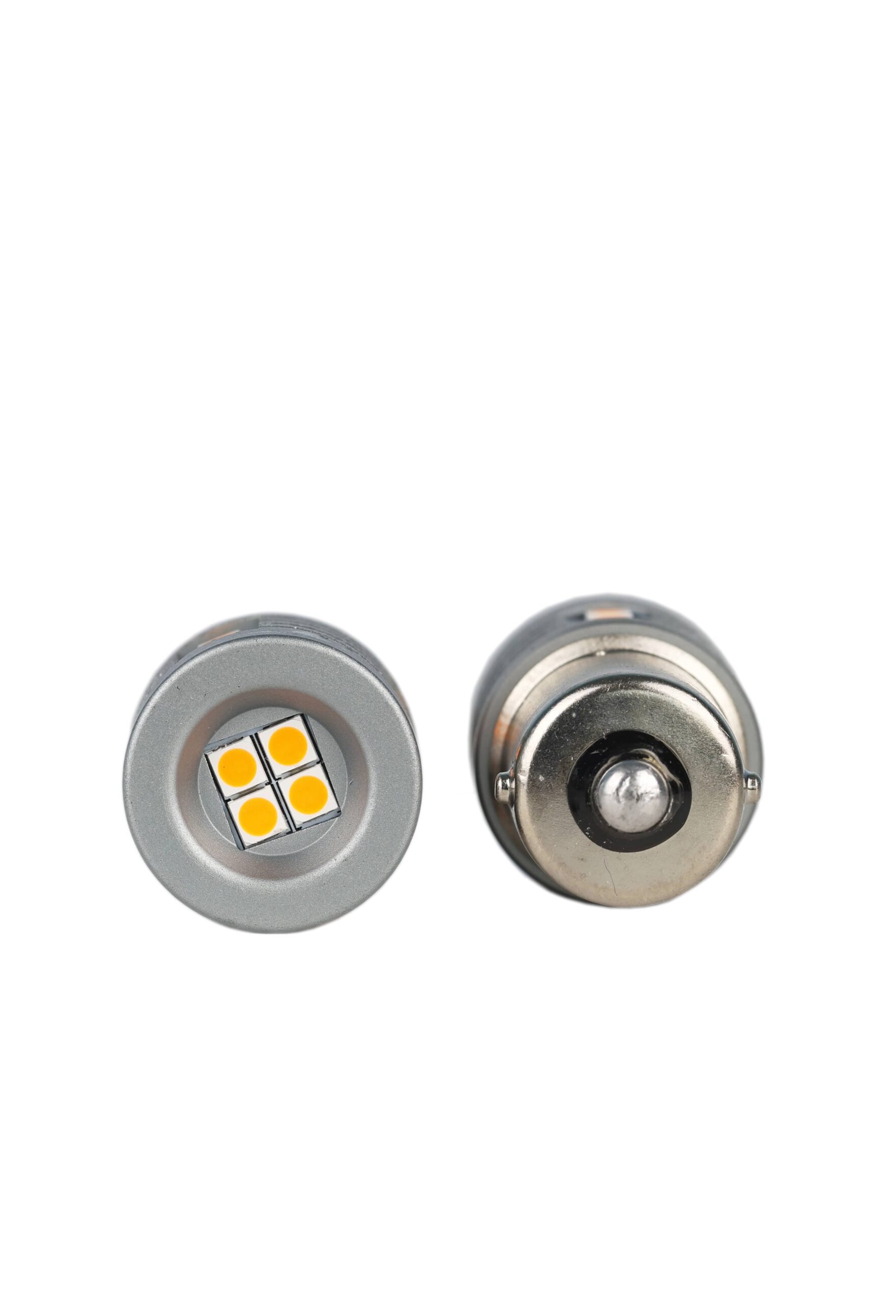 Лампа светодиодная Blick 1156(P21W)-6U19 Желтый 12V 2шт — изображение 3