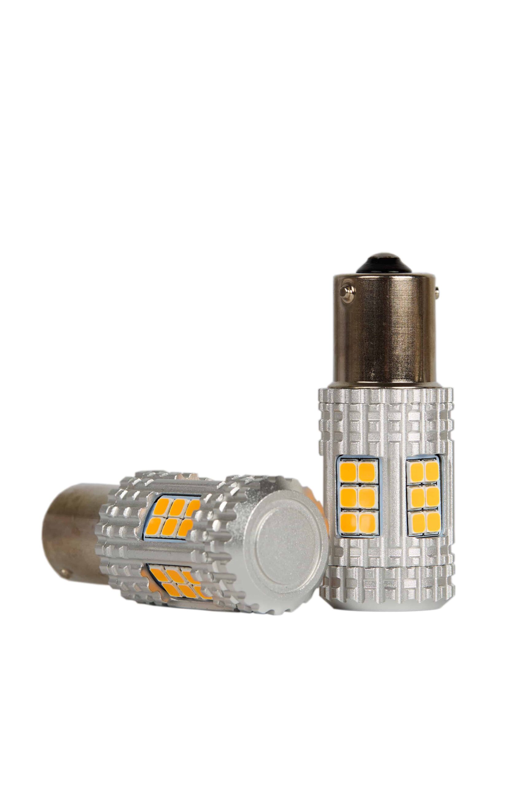 Лампа светодиодная Blick 1156(PY21W)-3030-30SMD CANBUS Желтый 12V 2шт (160° BAU15S) — изображение 2