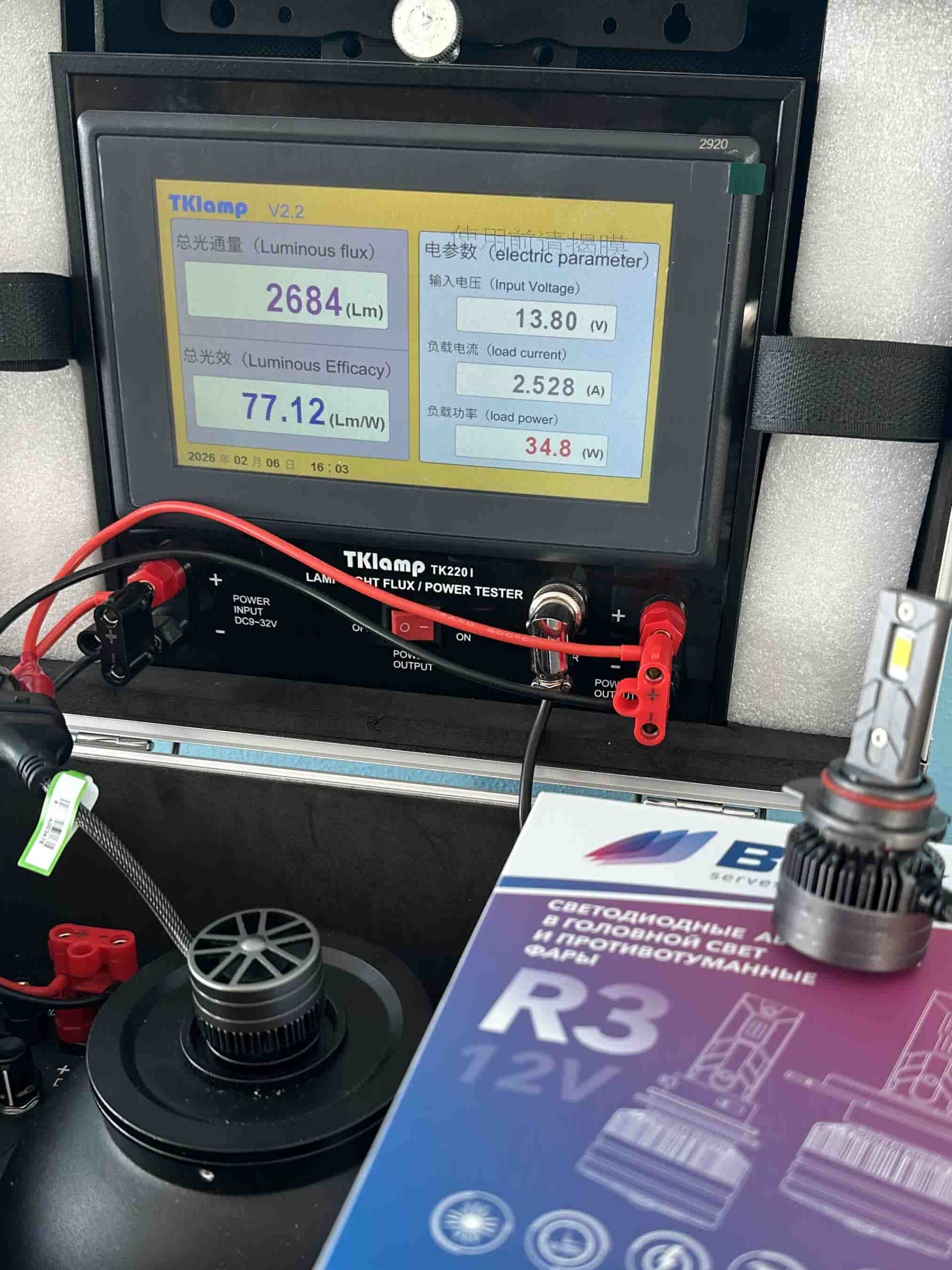 Лампа светодиодная Blick HIR2(9012)-R3 6000K 12V 2шт — изображение 3