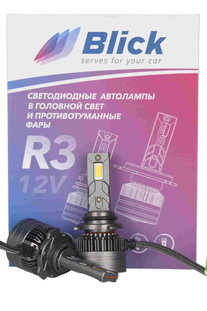 Лампа светодиодная Blick HB4(9006)-R3 2700K 12V 2шт