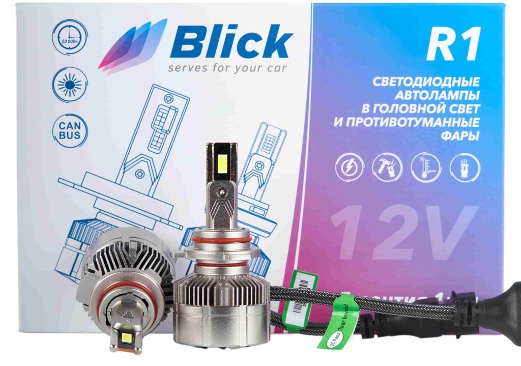 Лампа светодиодная Blick HIR2(9012)-R1 6000K 12V 2шт
