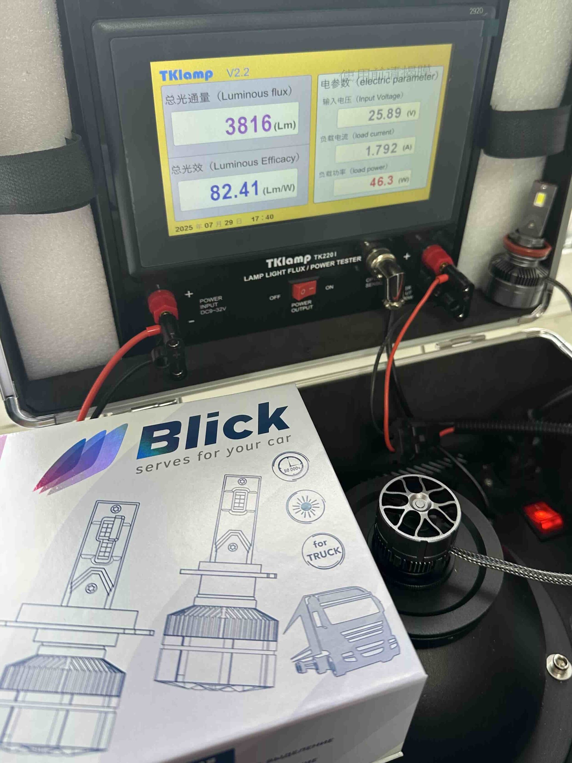 Лампа светодиодная Blick H3-R2 6000K 24V 2шт — изображение 2