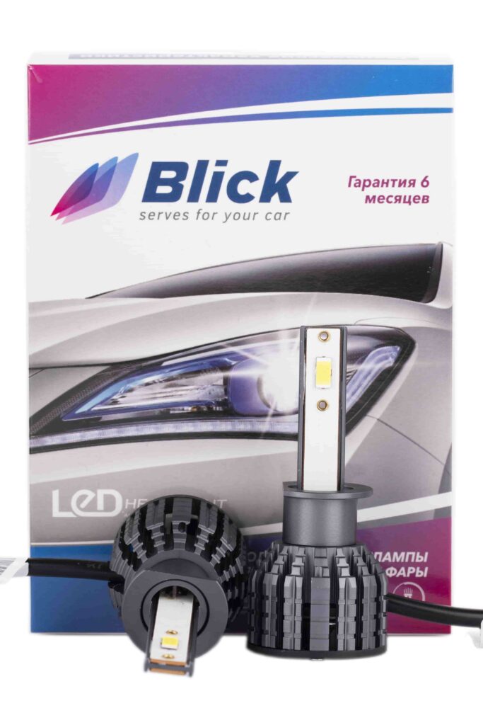 Лампа светодиодная Blick H1-S6 6000K 12V 2шт