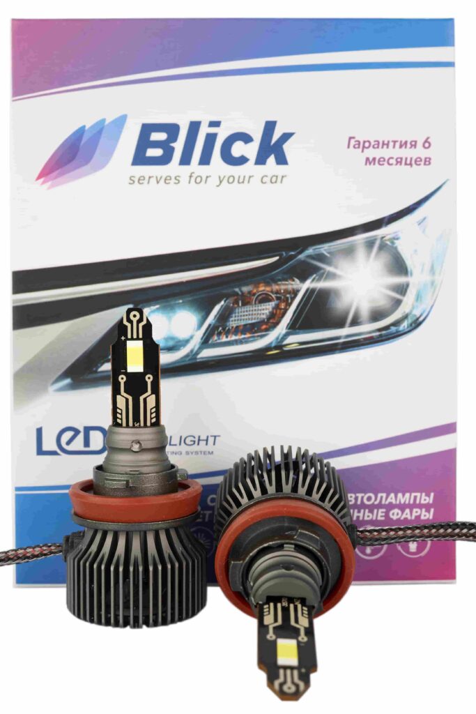 Лампа светодиодная Blick H11-S7 6000K 12V 2шт